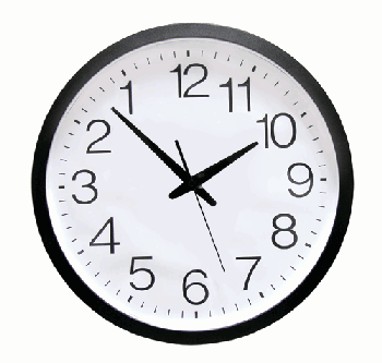 Animated clock clipart