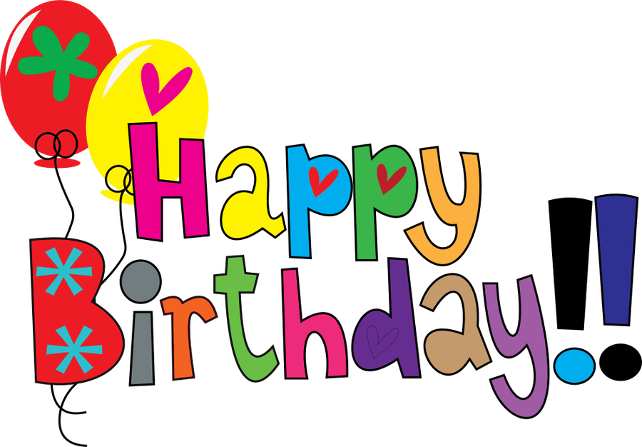 Happy birthday clipart png