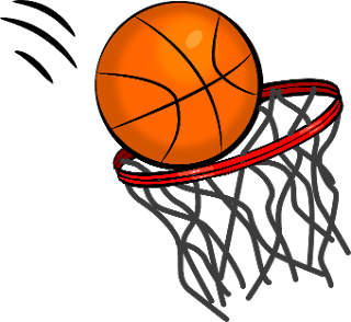 Netball goal clipart