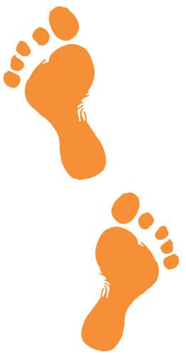 Footsteps Clipart Transparent 48250 | NANOZINE