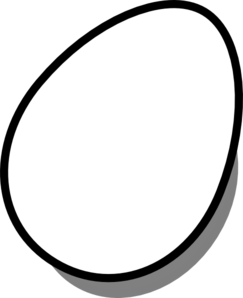 Egg Outline Clipart