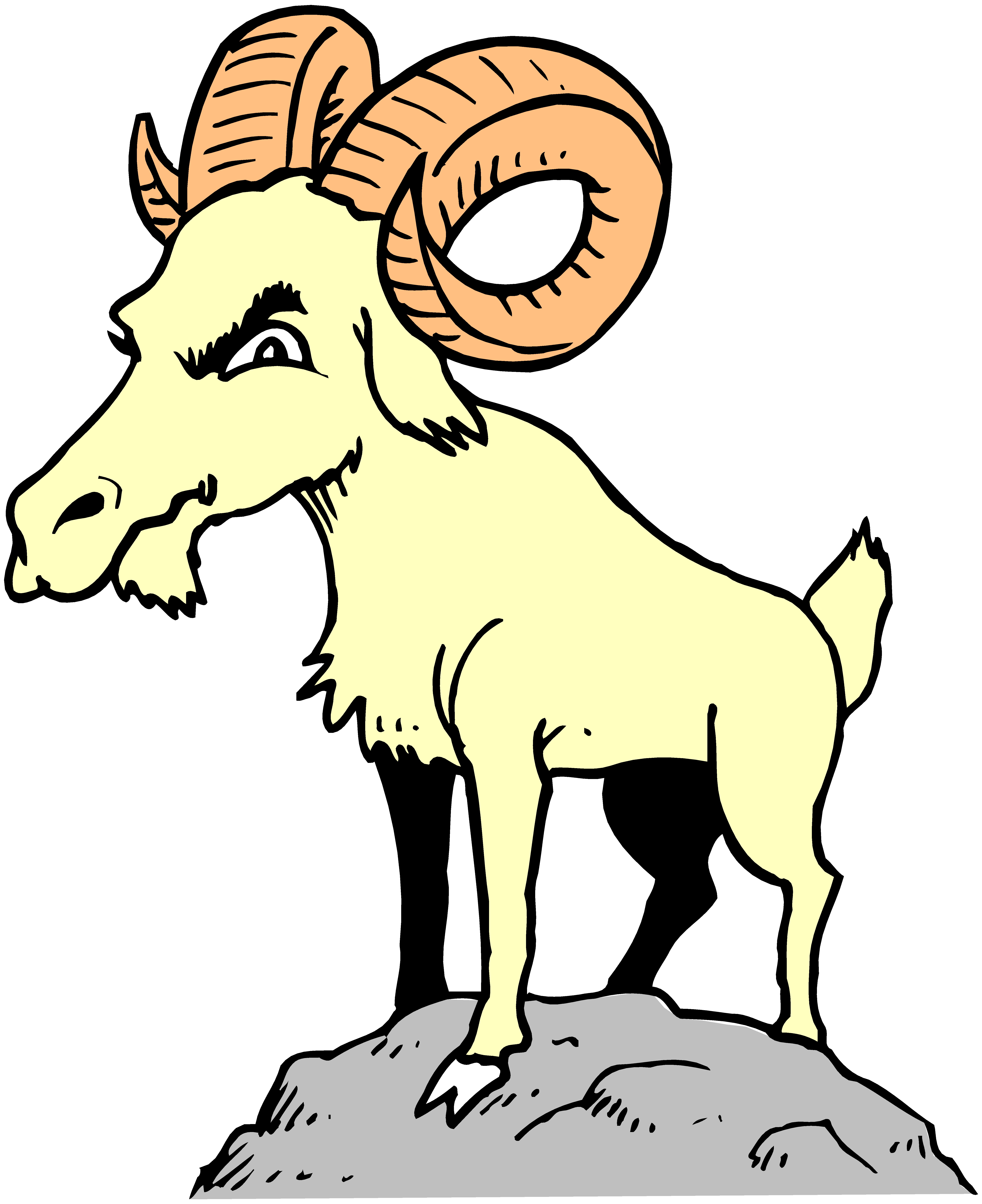 Cartoon Goat Clipart