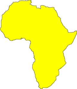 Free map of africa clipart