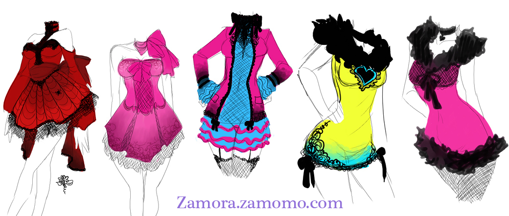 ASheClub: dress designs