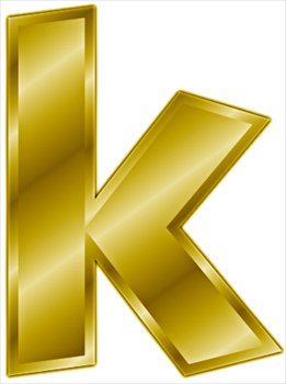 Gold Letter I - ClipArt Best
