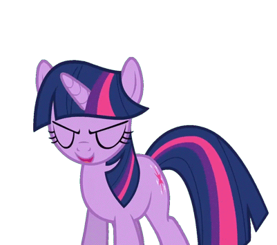 Animated GIF - Twilight Sparkle, nodding | I Am Brony dot com