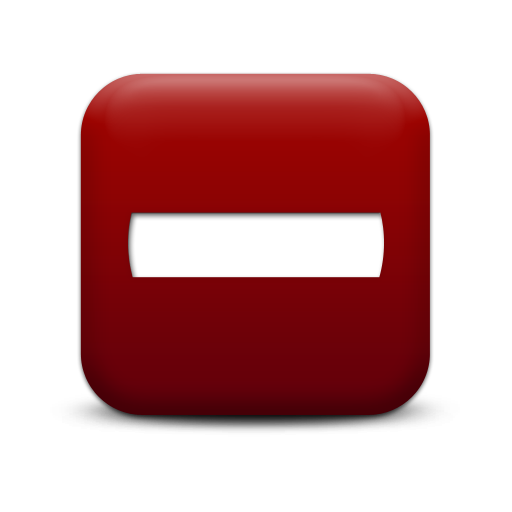 Minus Sign Icon #128206 Â» Icons Etc