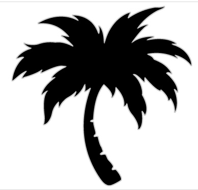 Palm Tree Silhouette | Tree ...