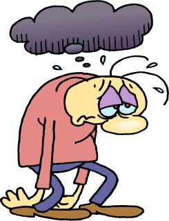Sad Person Clipart - Tumundografico