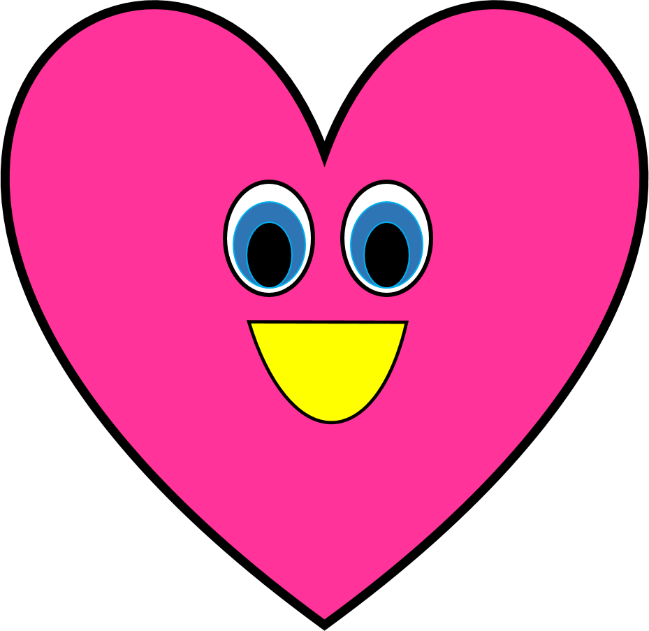 Heart shapes clip art images