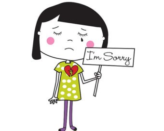 Im sorry clipart