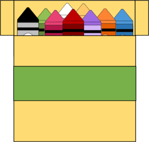 Box of Crayons Clip Art - Box of Crayons Image