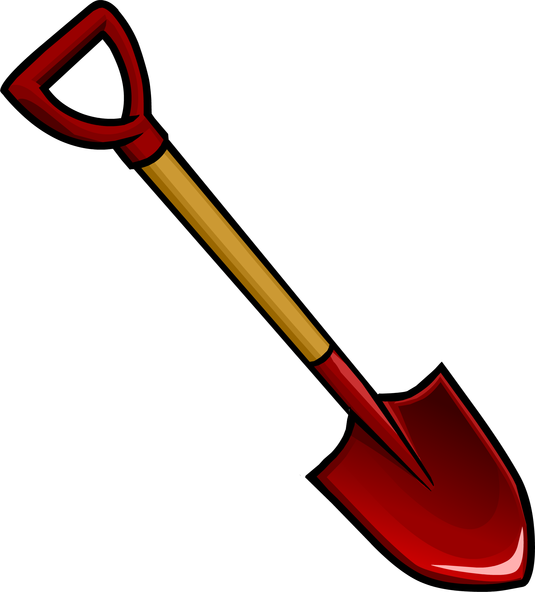 Shovel dirt clipart