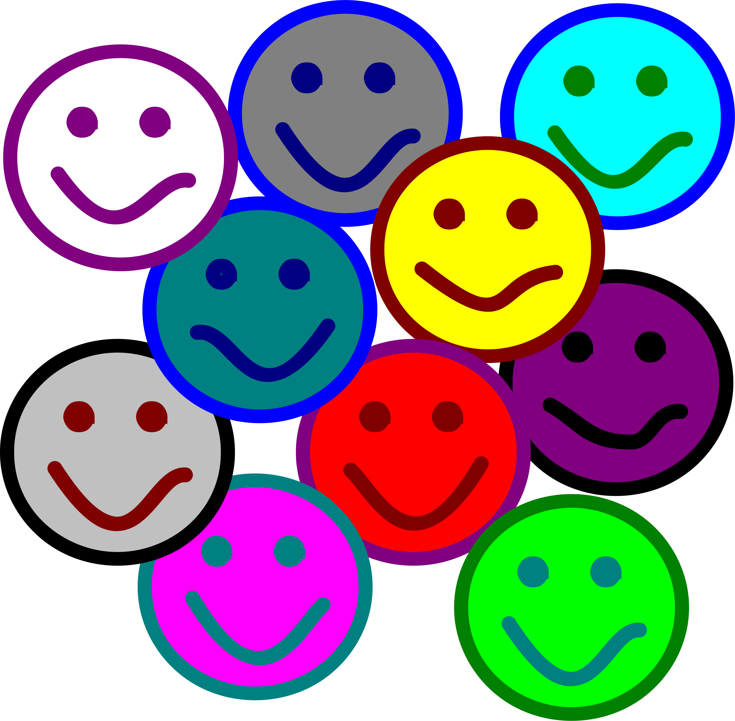 Clipart - Smiles