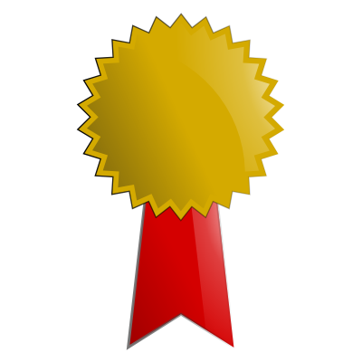 Gold Medal 8 SVG