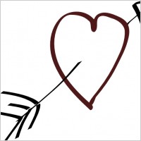 Vector clip art valentine heart outline Free vector for free ...