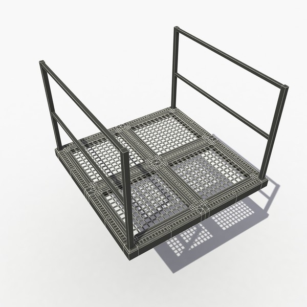 3d model industrial bridge