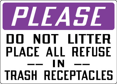 Do Not Litter Quotes. QuotesGram