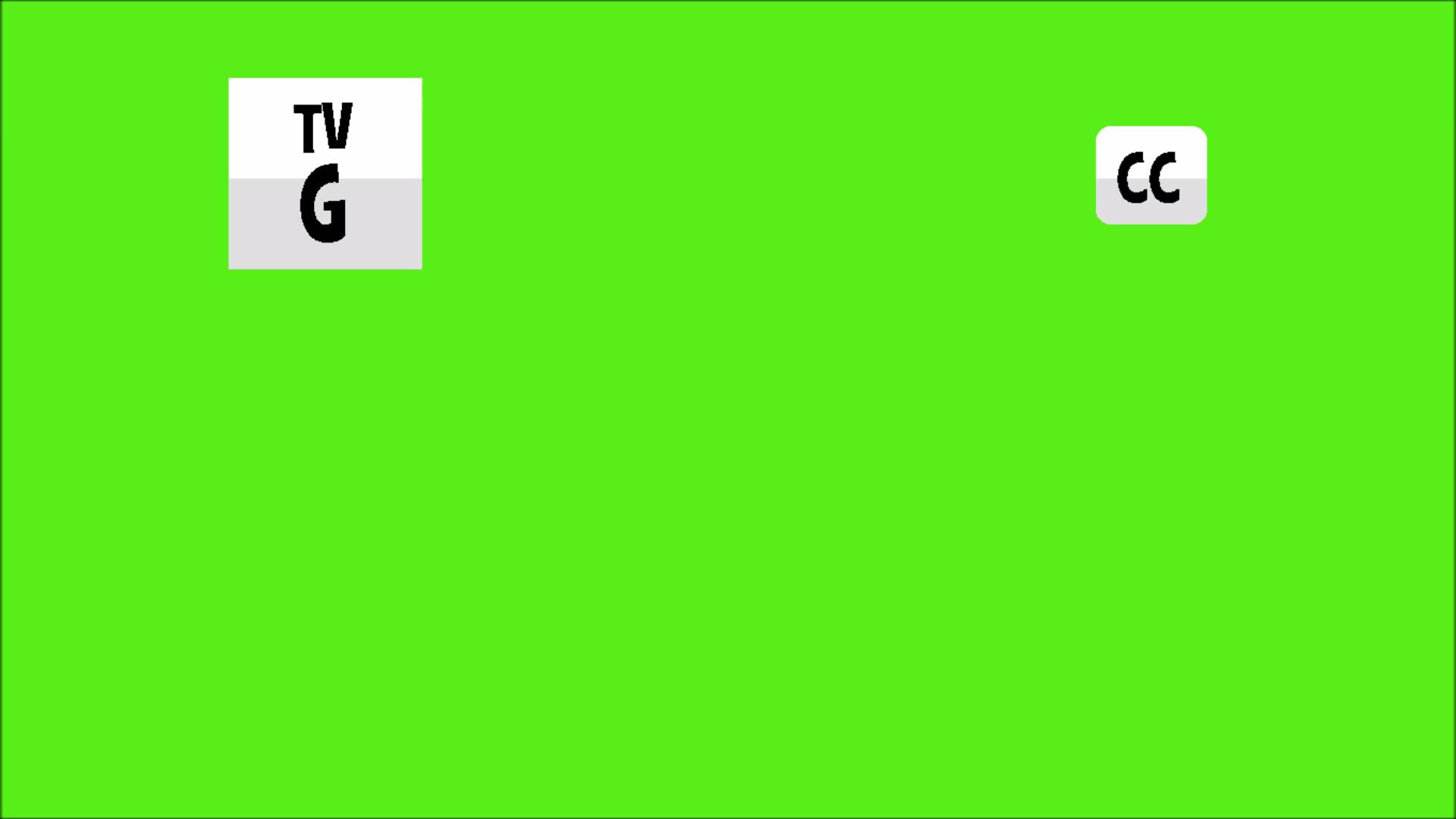 TV-G Rating White (Green Screen) - YouTube