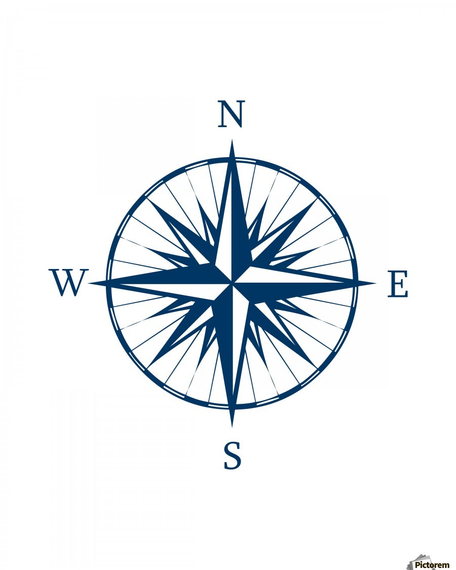 COMPASS ROSE - Edit Voros - Canvas