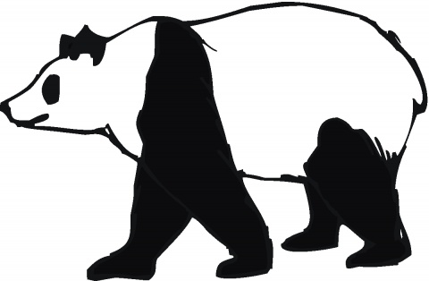 Panda 12 coloring page | Super Coloring