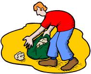Clipart trash pickup