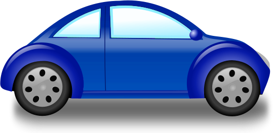 Blue Car Clipart