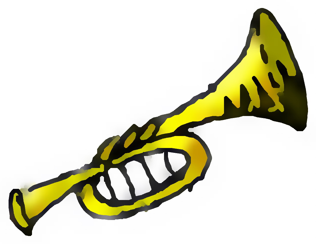 Free art clip art by phillip martin trumpet image #37297