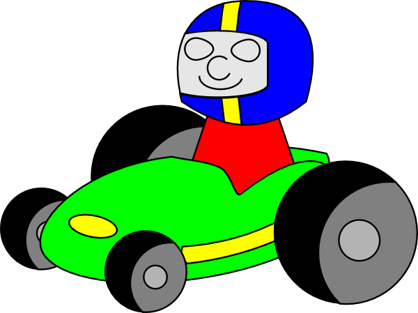 Clip Art Fast Go Cart Clipart