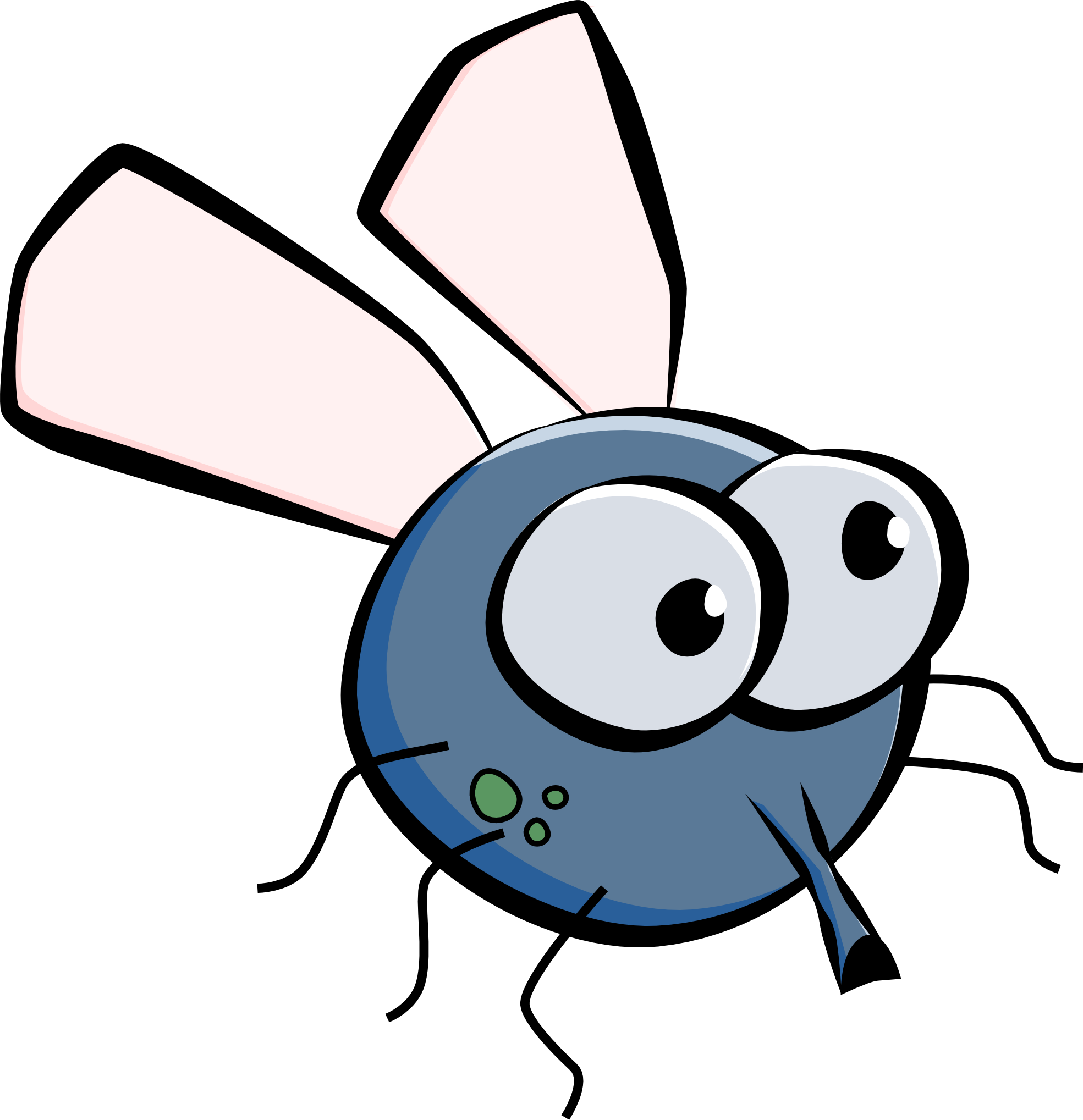 Cartoon flies clipart