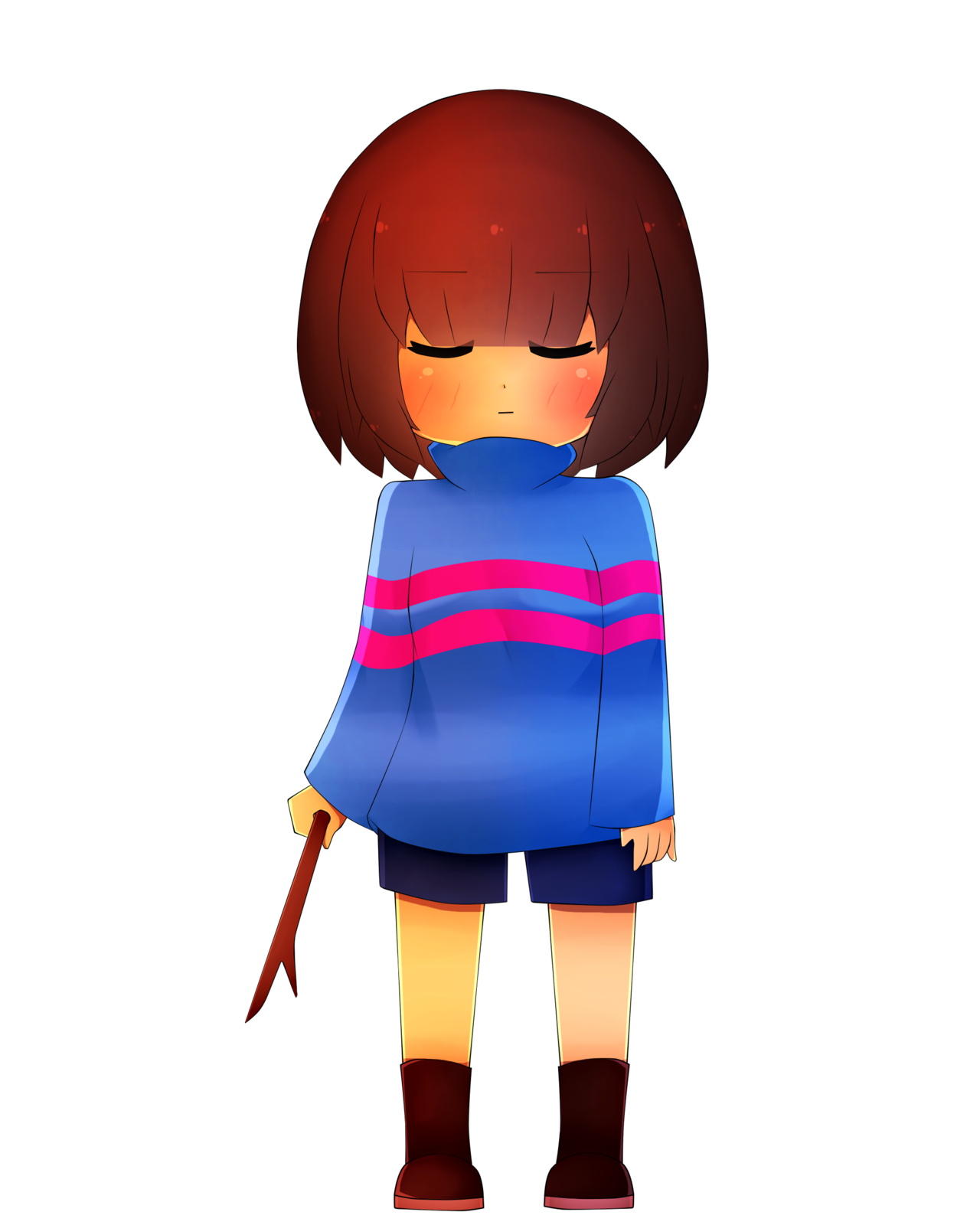 undertale ] Frisk - Chibi by Bualoi on DeviantArt
