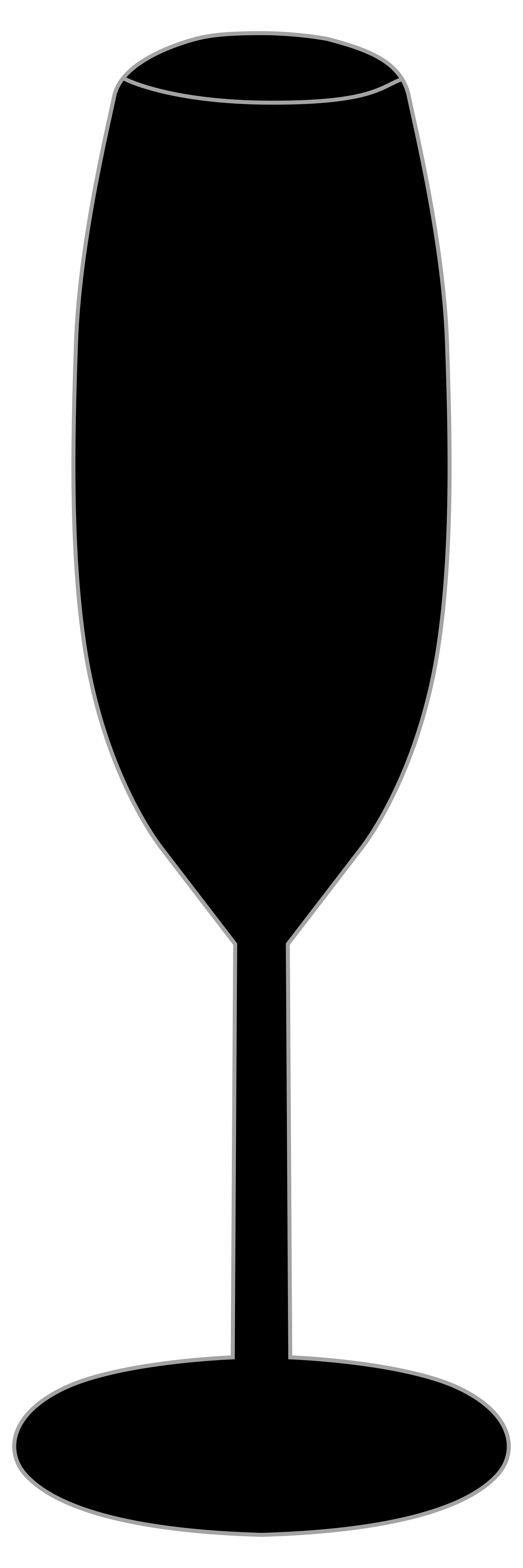 Champagne Glass Silhouette 75729 | UPSTORE