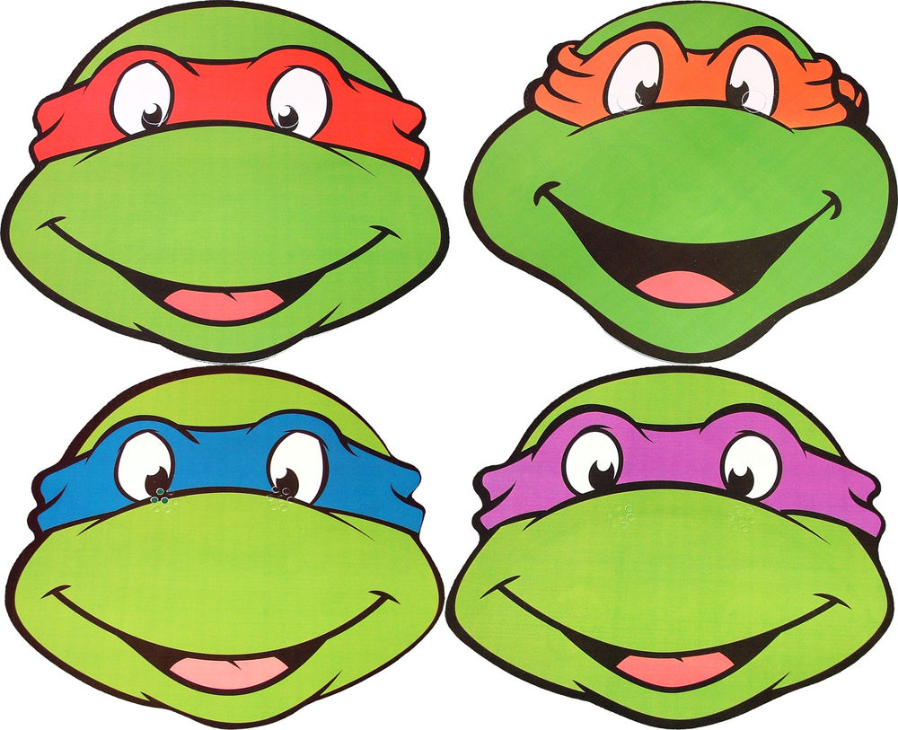 Ninja Turtle Faces - ClipArt Best