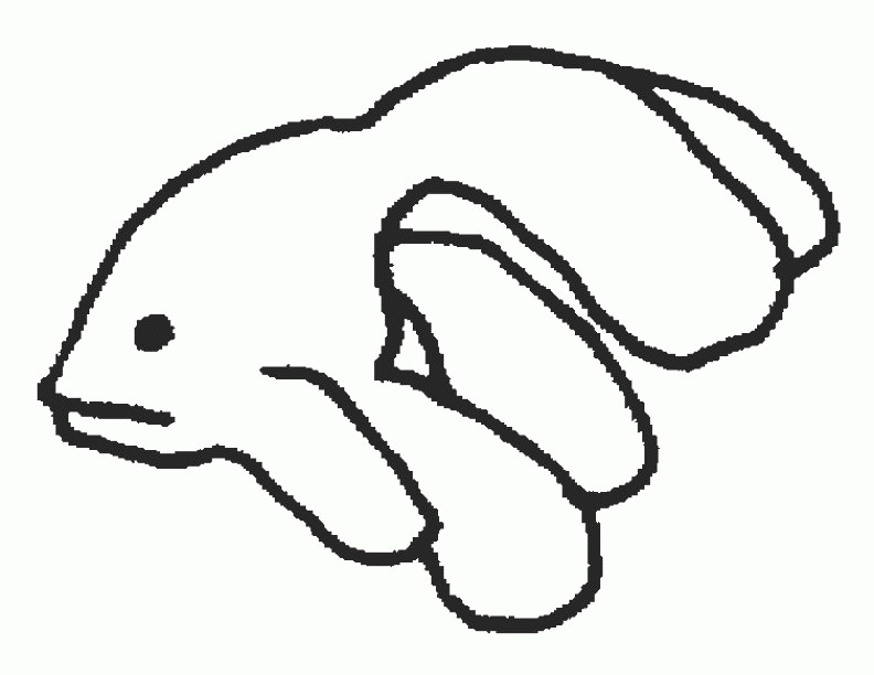 Goldfish Coloring Page - AZ Coloring Pages