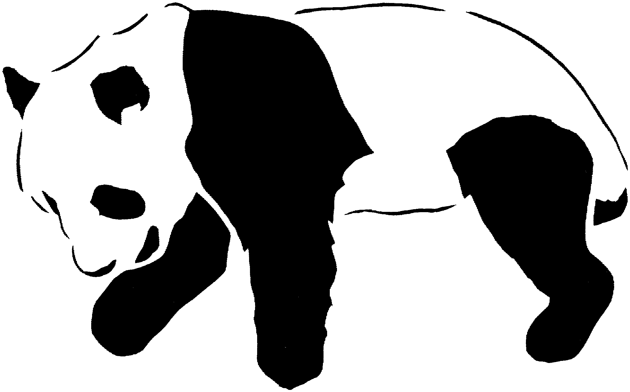 Coloring: Panda Bear Coloring