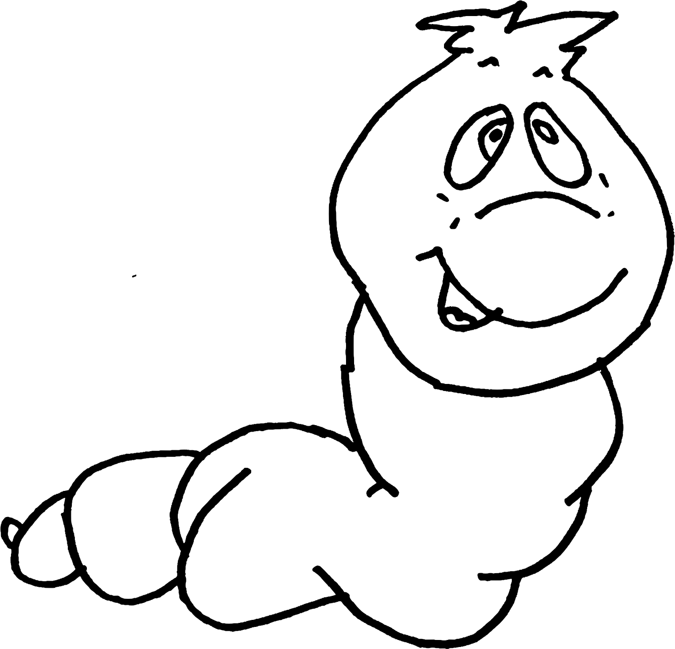 Clipart - Caterpillar Cartoon