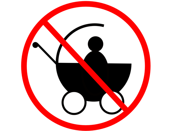 Public Domain Clip Art Image | No baby carriage. No baby buggy ...