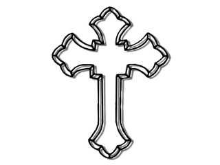 I'm holdin two pistols / In the form of a cross.. – We Outta Here