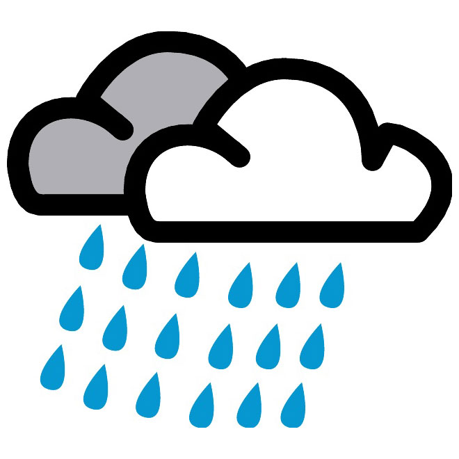 CLOUDY WEATHER SYMBOL VECTOR - Download at Vectorportal