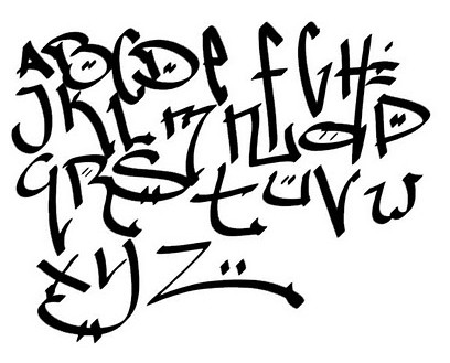 Graffiti graphic alphabet letters calligraphy at Graffiti Art Design