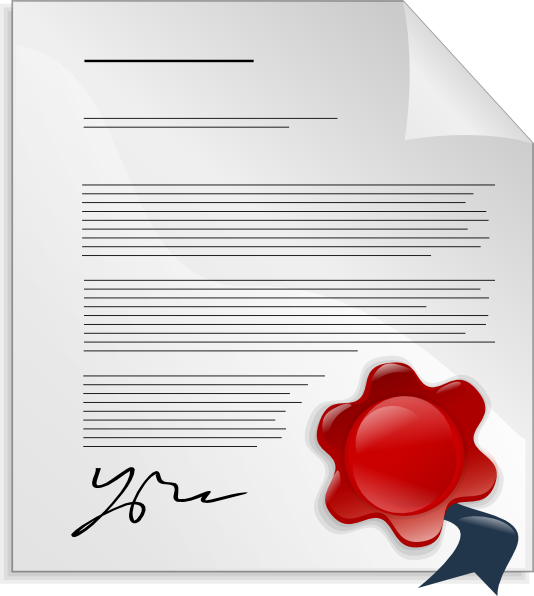 Certificate clip art - vector clip art online, royalty free ...