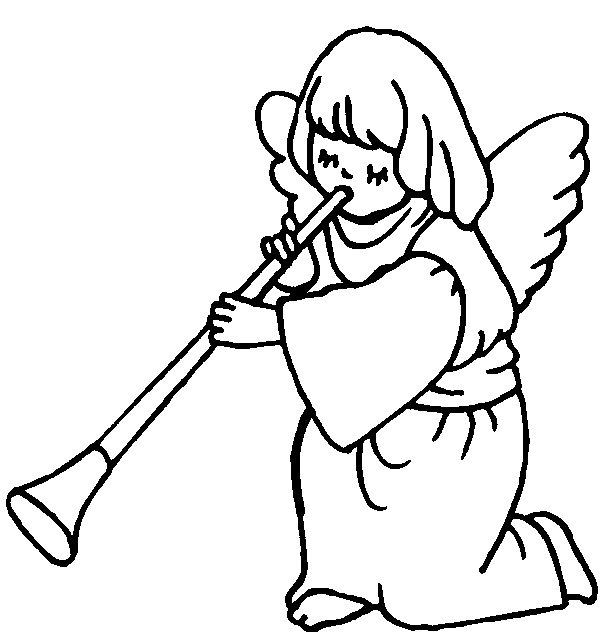 Angel Template For Kids - ClipArt Best
