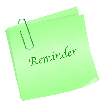 Reminder Notes - ClipArt Best
