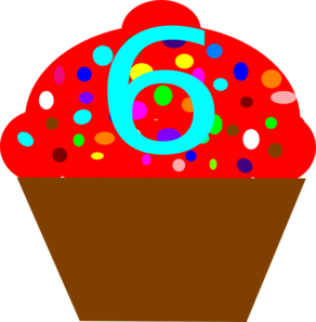 Cupcake 6 clip art - vector clip art online, royalty free & public ...