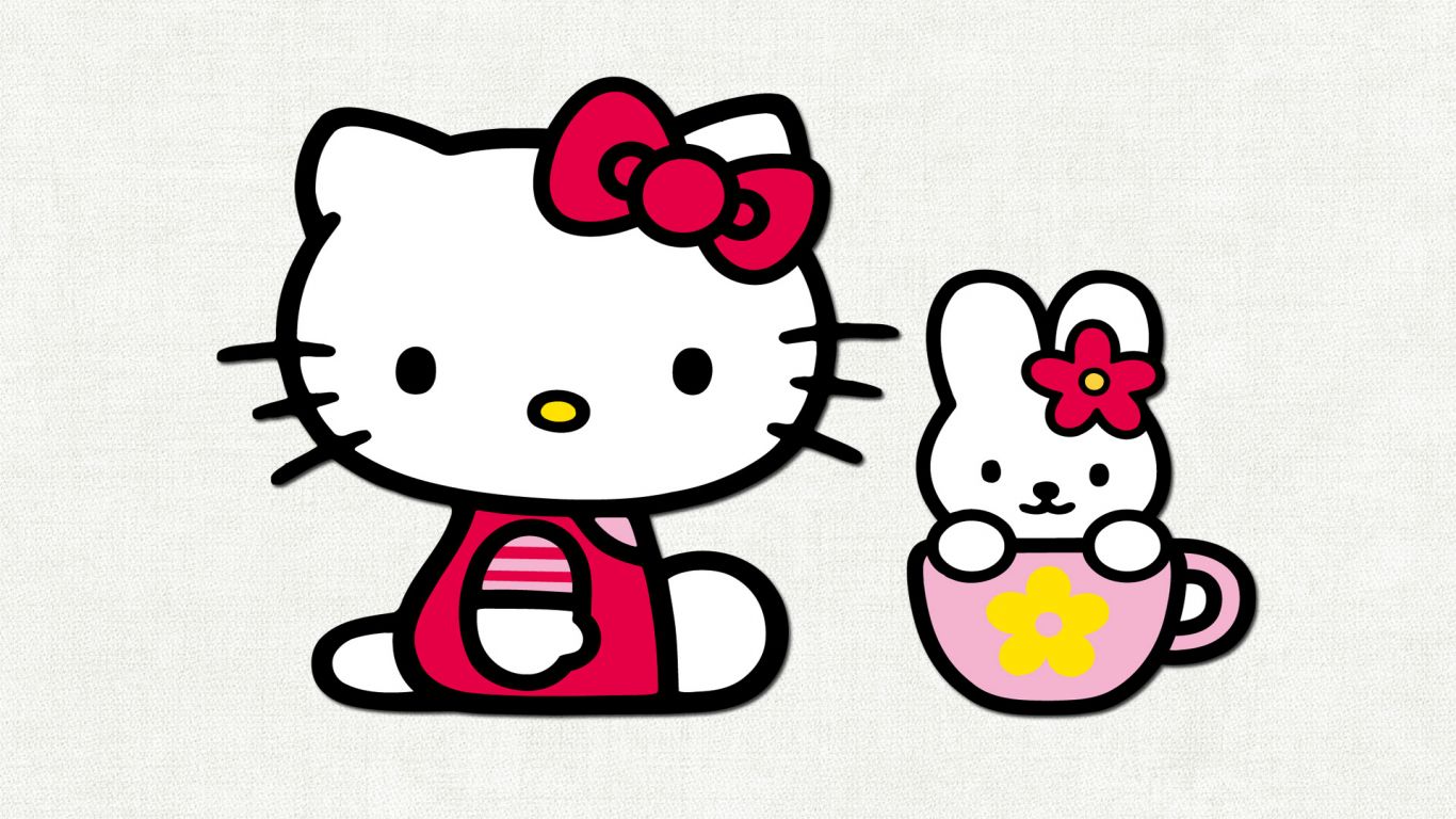 Hello Kitty Widescreen Wallpaper - Resolution 1366x768 - 86308