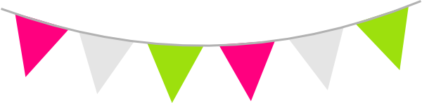 Colour Bunting clip art - vector clip art online, royalty free ...