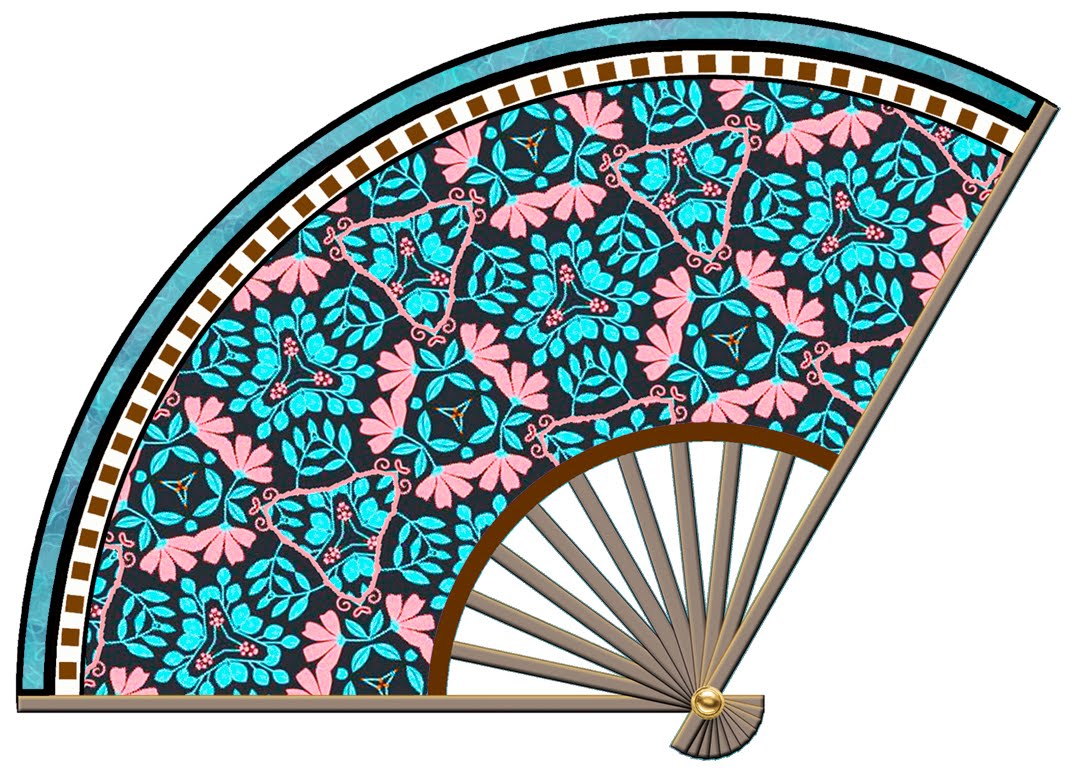 ArtbyJean - Paper Crafts: Fashion Fans - CRAFTY CLIP ART: Set A-
