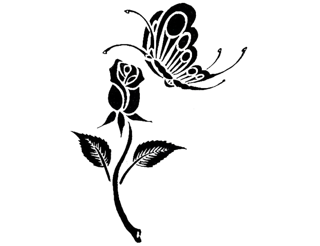 Tribal Rose Png - ClipArt Best