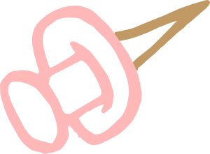 Thumbtack clip art Free Vector