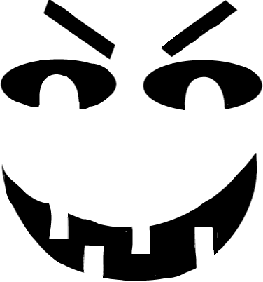 Mean Pumpkin Face - ClipArt Best